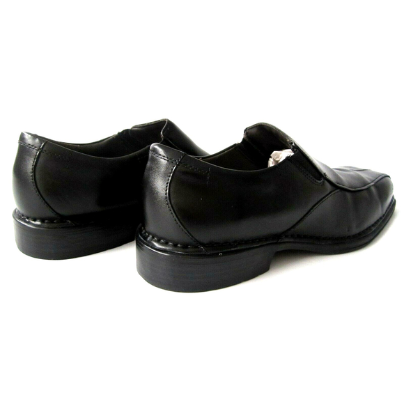 Nunn Bush Mens Size 12M Slip On Split Toe Loafers Black Leather, Gel 84040-001 - Picture 6 of 12